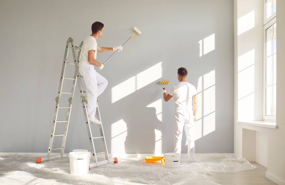 Dit is het resultaat van glasvliesbehang laten aanbrengen in je nieuwbouwwoning in Zoetermeer.